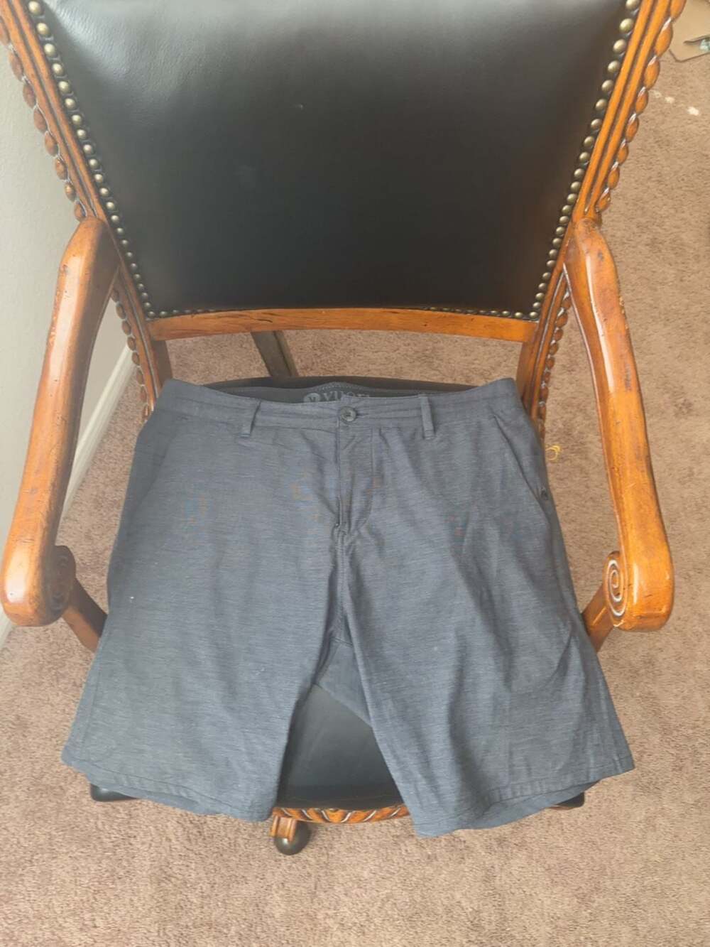 Vuori Men's Grey Performance Hybrid Shorts